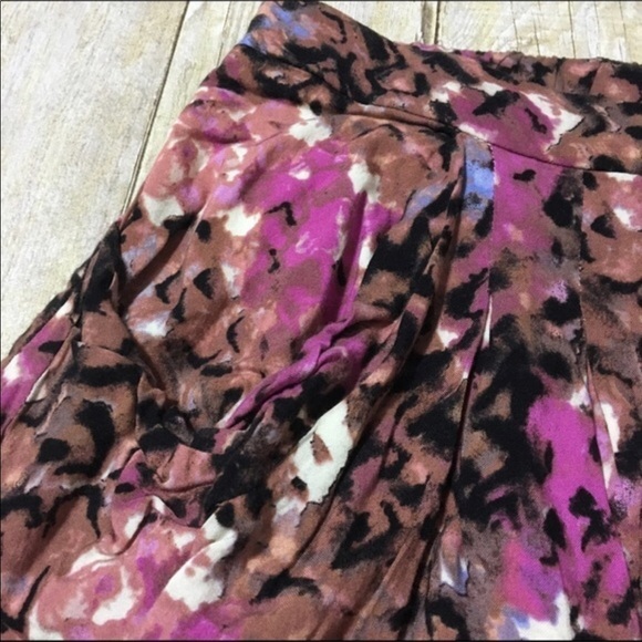 DELiA*s Abstract Floral Print Draped Mini Skirt Size small - Picture 4 of 6